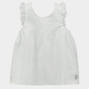 Al Agua Patos Venecia Raw Linen Blouse - White - NWT